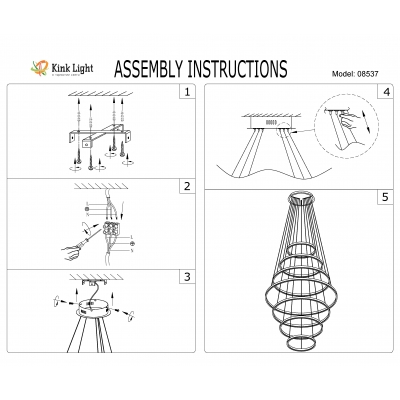 Светодиодная люстра Kink Light Тор 08537,19(4000K)