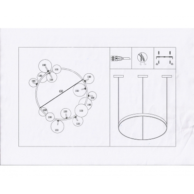 Подвесная люстра Kink Light Иона 07608-15,19
