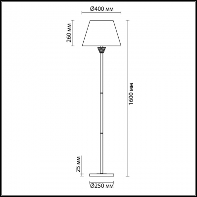 Напольный светильник LUMION ABIGAIL 4433/1F