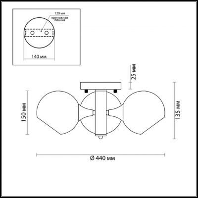 Люстра потолочная потолочная LUMION SOPHIE 3784/3C Люстра потолочная потолочная LUMION SOPHIE 3784/3C