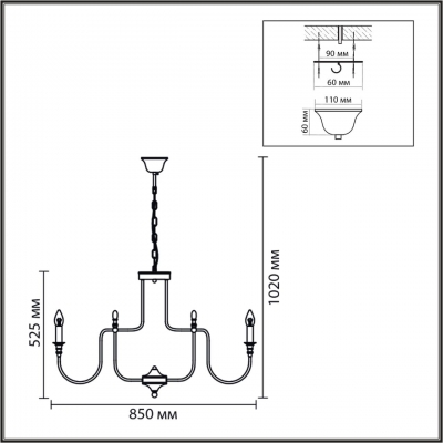 Люстра LUMION SUANA 8318/12 Люстра LUMION SUANA 8318/12
