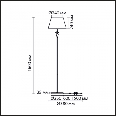 Торшер LUMION VERMONT 8275/1F Торшер LUMION VERMONT 8275/1F