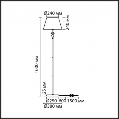 Торшер LUMION VERMONT 8274/1F Торшер LUMION VERMONT 8274/1F
