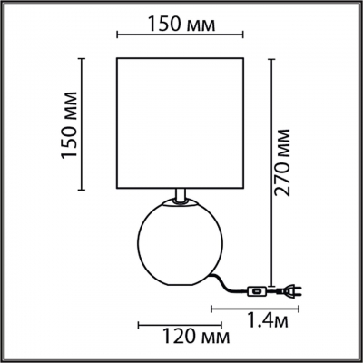 Настольная лампа LUMION CLASSI 8229/1T Настольная лампа LUMION CLASSI 8229/1T