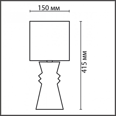 Настольная лампа LUMION MODERNI 8131/1T