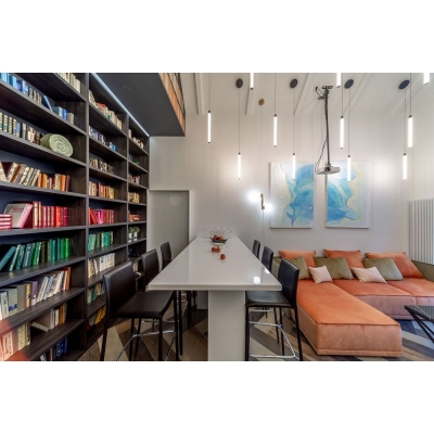 Подвесной светодиодный светильник Maytoni Ray P021PL-L10B