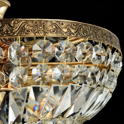 Хрустальная люстра Maytoni Tiara DIA500-CL-40-06-G Хрустальная люстра Maytoni Tiara DIA500-CL-40-06-G