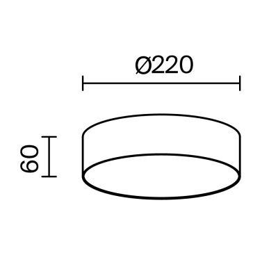 Потолочный светильник Maytoni Zon C032CL-24W3K-RD-B