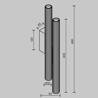 Бра Maytoni Calipso C082WL-24W2.7K-BS