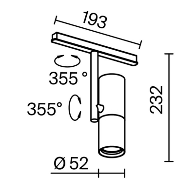 Трековый светильник Maytoni Elti TR005-2-12W3K-BW