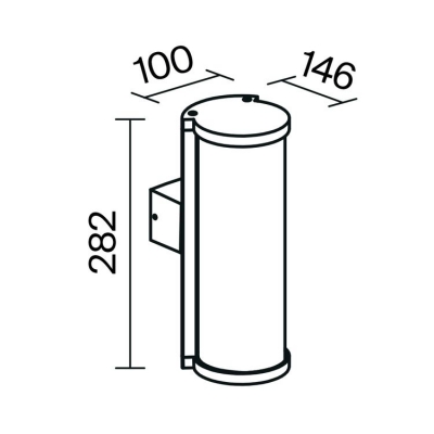 Настенный светильник уличный Maytoni Conf O451WL-01GF Настенный светильник уличный Maytoni Conf O451WL-01GF