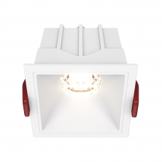 Встраиваемый светильник Maytoni Alfa LED DL043-01-10W3K-SQ-W