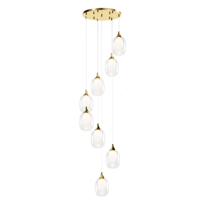 Подвесная люстра Maytoni Aura MOD016PL-08BS1