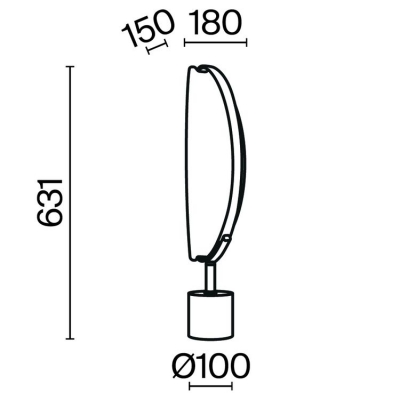 Настольная лампа Maytoni Breeze MOD281TL-L15BS3K Настольная лампа Maytoni Breeze MOD281TL-L15BS3K