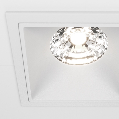 Встраиваемый светильник Maytoni Alfa LED DL043-01-15W4K-SQ-W