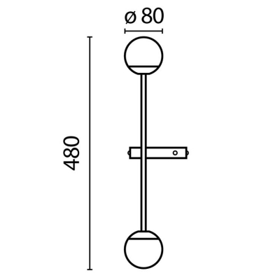 Бра Maytoni Touch MOD285WL-L10BS3K Бра Maytoni Touch MOD285WL-L10BS3K