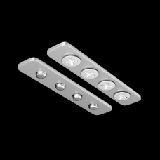 Комплект соединителей прямых для шинопровода натяжного потолка Exility Gravity, 2шт TRA034C-SC-42S Maytoni Technical