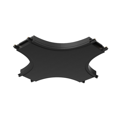 Коннектор питания X-образный Radity черный TRA084CX-11B Maytoni Technical