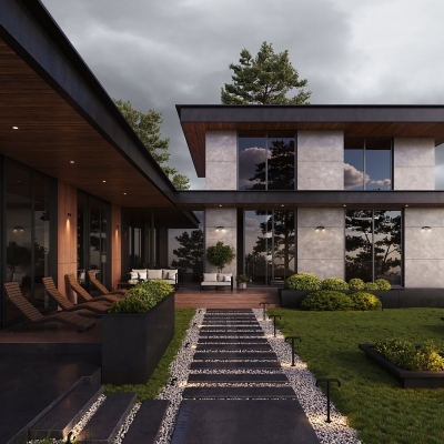 Настенный светильник уличный Maytoni Sleek O477WL-L4GF3K Настенный светильник уличный Maytoni Sleek O477WL-L4GF3K