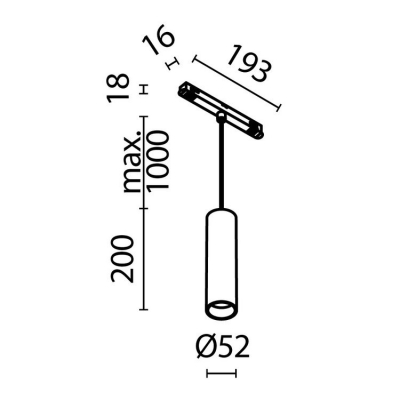 Трековый светильник Maytoni Focus LED TR041-4-12W3K-M-DS-BBS