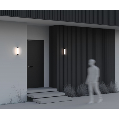 Настенный светильник уличный Maytoni Rounge O482WL-L12B3K