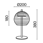 Настольная лампа Maytoni Mystic P060TL-L12BSK1