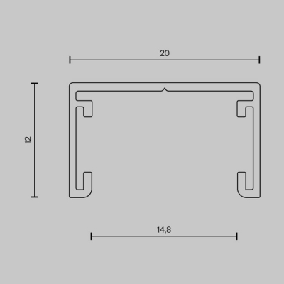 Шинопровод Maytoni Busbar TRX172-112B