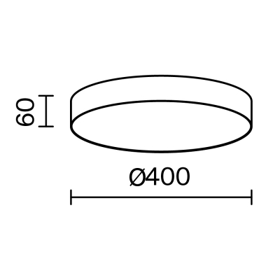 Потолочный светильник Maytoni Zon C032CL-45W3K-RD-B