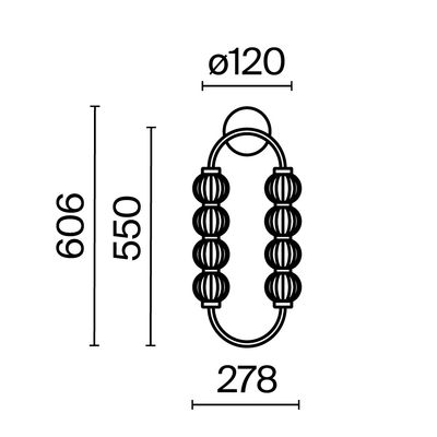 Настенный светильник Maytoni Amulet MOD555WL-L11G3K