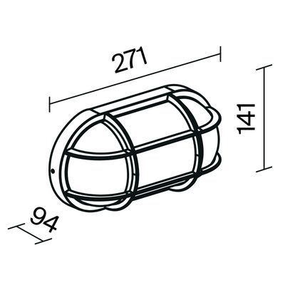 Настенный светильник уличный Maytoni Candle O449WL-01GF1