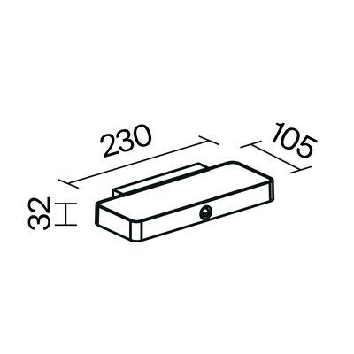 Настенный светильник уличный Maytoni Pir OSL456WL-L2GF3K Настенный светильник уличный Maytoni Pir OSL456WL-L2GF3K