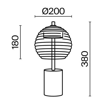 Настольная лампа Maytoni Mystic P060TL-L12BK Настольная лампа Maytoni Mystic P060TL-L12BK