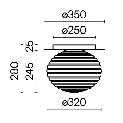 Потолочный светильник Maytoni Reels MOD268CL-01B