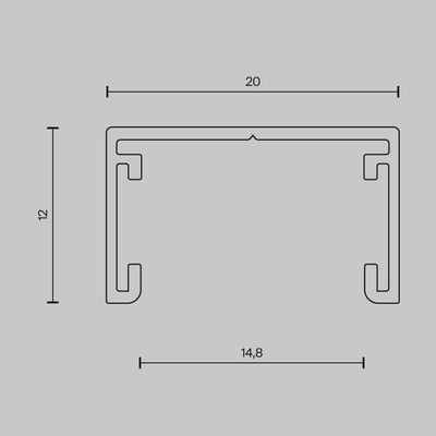 Шинопровод Maytoni Busbar TRX172-113B