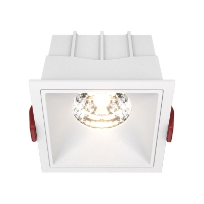 Встраиваемый светильник Maytoni Alfa LED DL043-01-15W3K-D-SQ-W