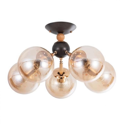 Люстра потолочная ARTE LAMP BOSTON A4485PL-5BK