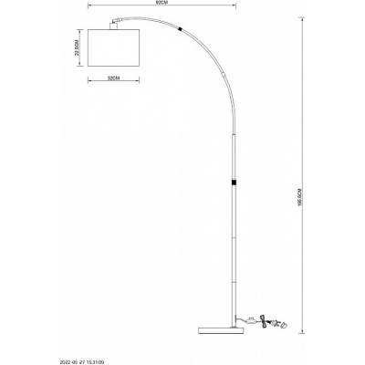 Торшер ARTE LAMP PAOLO A4060PN-1PB Торшер ARTE LAMP PAOLO A4060PN-1PB