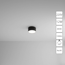 Накладной светильник ARTE LAMP FADO A6612PL-1BK