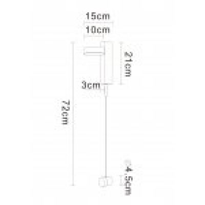 Настенный светодиодный светильник ARTE LAMP MIRACH A2142AP-10PB Настенный светодиодный светильник ARTE LAMP MIRACH A2142AP-10PB