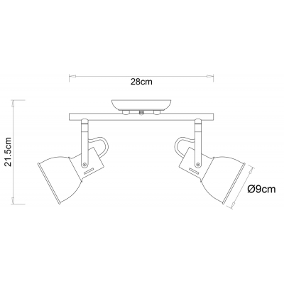 Спот ARTE LAMP JOVI A1677PL-2GO