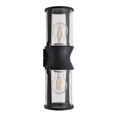 Уличный настенный светильник ARTE LAMP MINCHIR A8306AL-2BK