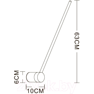 Настенный светодиодный светильник ARTE LAMP POLIS A2027AP-1CC
