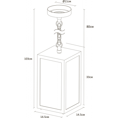 Уличный фонарь ARTE LAMP BELFAST A4569SO-1BK