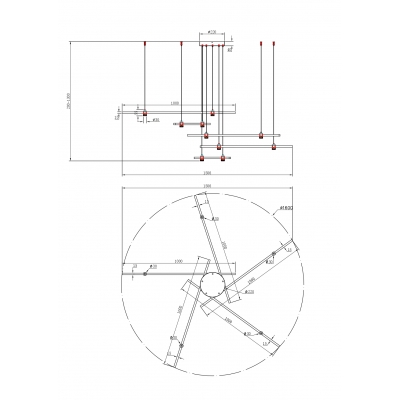 Люстра ARTE LAMP ERRAI A2195SP-5BK