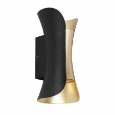 Уличный настенный светильник ARTE LAMP ALBA A6405AL-2BK