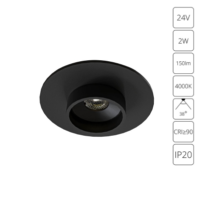 Встраиваемый светильник ARTE LAMP PRESTO A6182PL-1BK