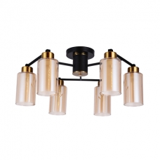 Люстра потолочная ARTE LAMP LEO A7027PL-6BK