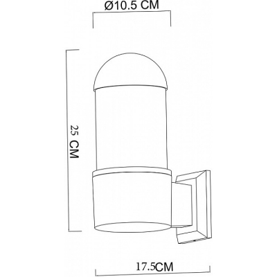 Настенный светильник уличный ARTE LAMP COPPIA A5217AL-1BK