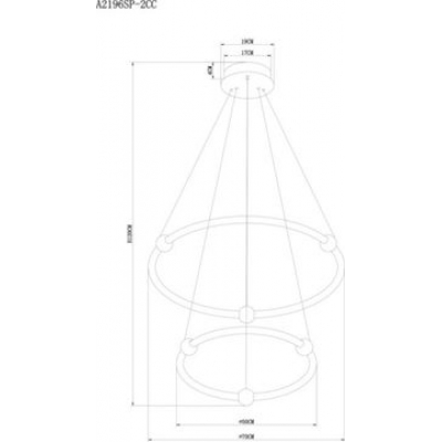 Люстра ARTE LAMP HARLEY A2196SP-2CC