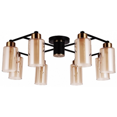 Люстра потолочная ARTE LAMP LEO A7027PL-8BK
